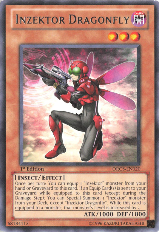 Inzektor Dragonfly ORCS-EN020 Rare Order of Chaos Yu-Gi-Oh 1st Edition
