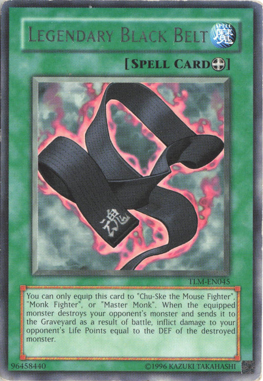 Legendary Black Belt TLM-EN045 Rare The Lost Millennium Yu-Gi-Oh Unlimited