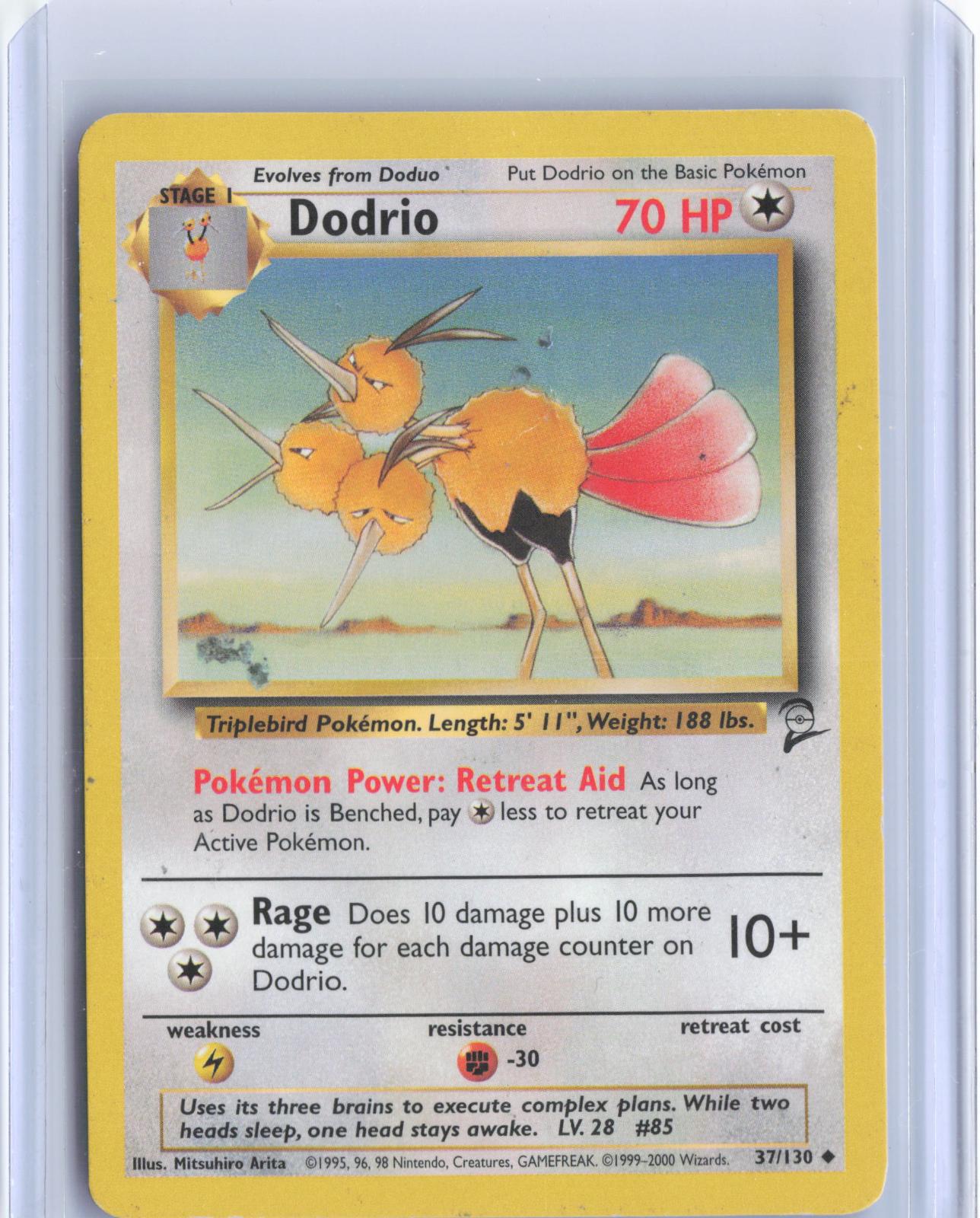 Dodrio 37/130 Uncommon Base Set 2 Pokemon TCG Card