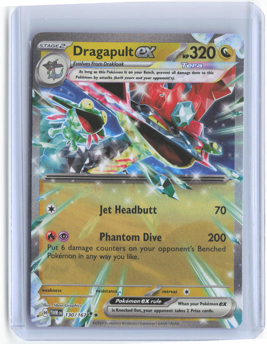 Dragapult ex 130/167 Double Rare Twilight Masquerade Pokemon Holo