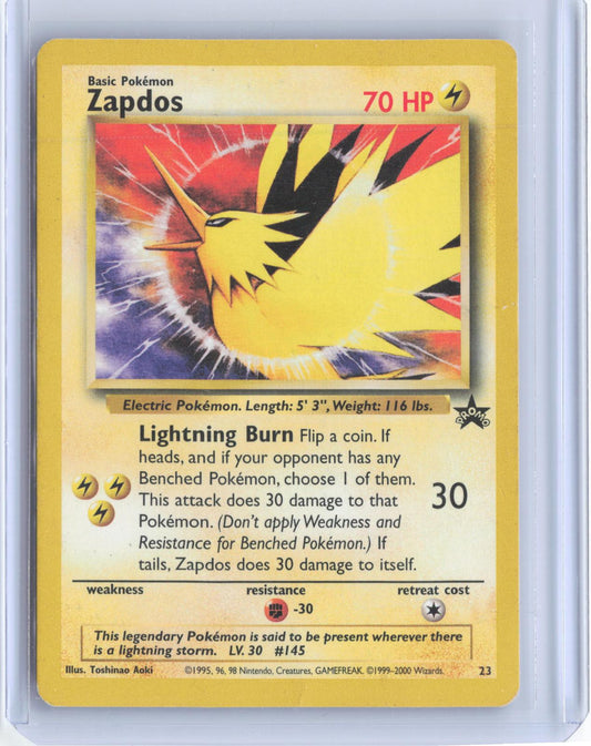 Zapdos 23 Promo Wizards Black Star Promos Pokemon