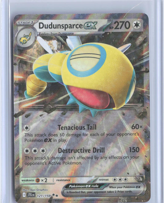 Dudunsparce ex 121/159 Double Rare Journey Together Pokemon Holo