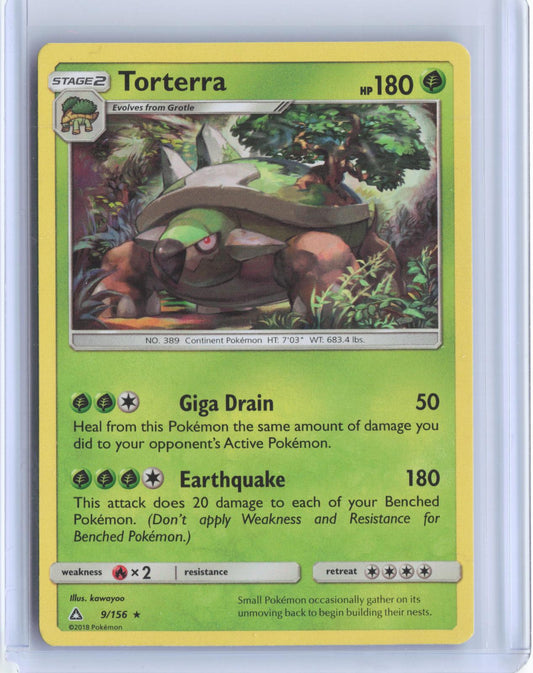 Torterra 9/156 Holo Rare Ultra Prism Pokemon