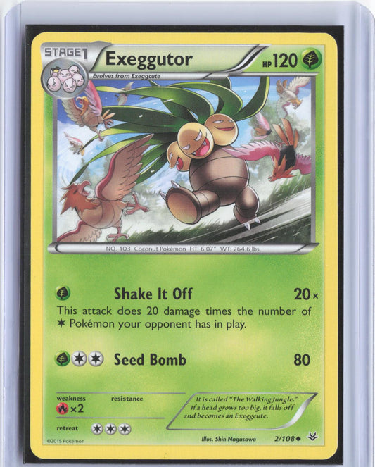 Exeggutor 2/108 Uncommon Roaring Skies Pokemon TCG Card