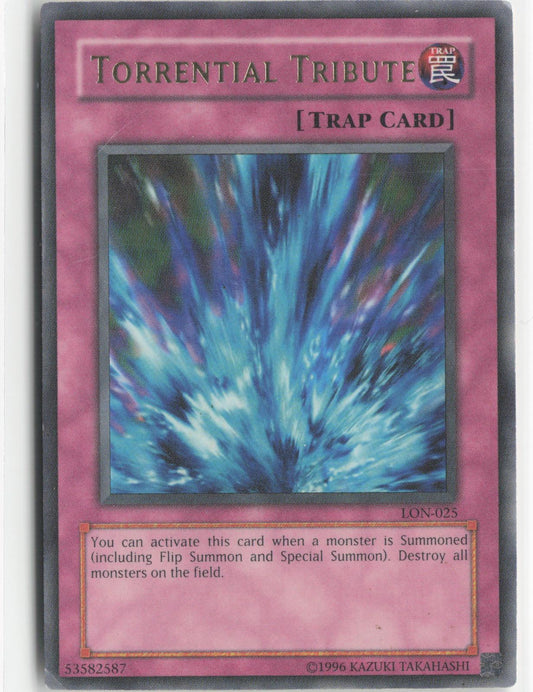 Torrential Tribute LON-025 Ultra Rare Labyrinth of Nightmare Yu-Gi-Oh Unlimited