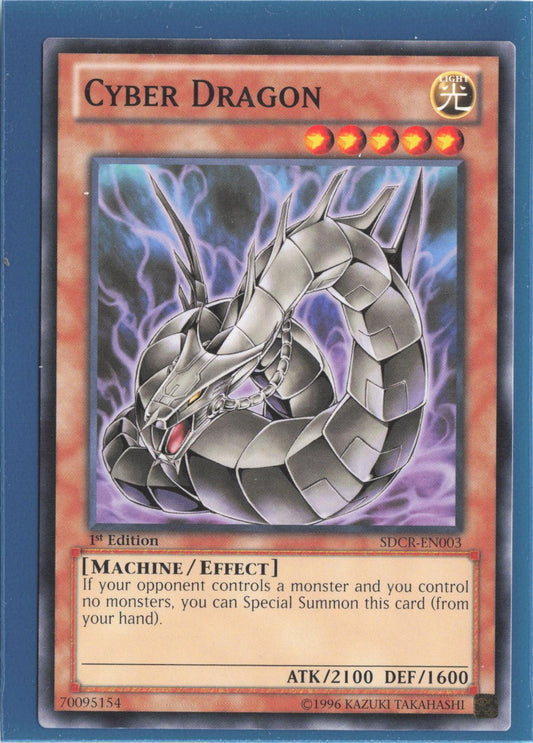 Cyber Dragon (Black) SDCR-EN003 Structure Deck: Cyber Dragon Revolution Yu-Gi-Oh 1st Edition