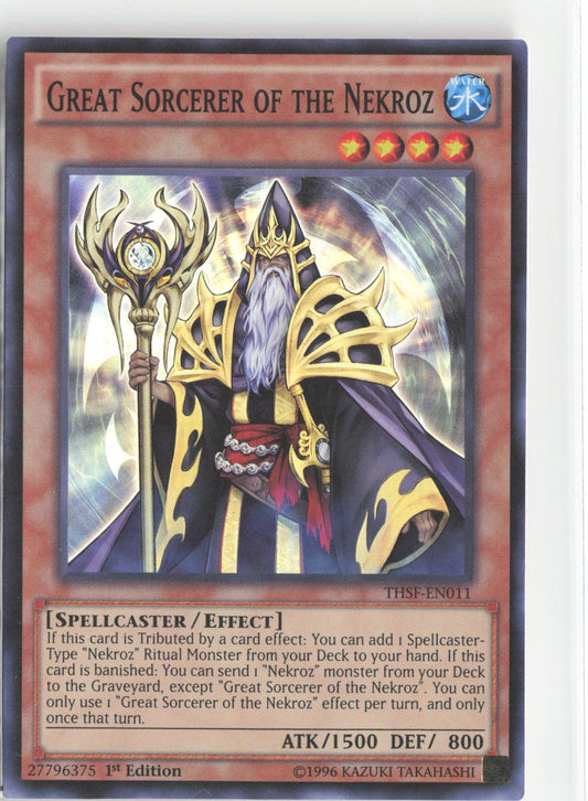 Great Sorcerer of the Nekroz THSF-EN011 The Secret Forces Yu-Gi-Oh 1st Edition