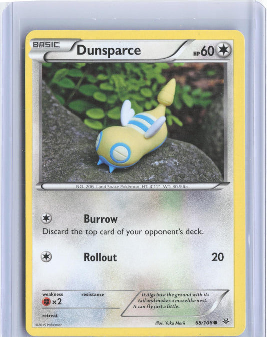 Dunsparce 68/108 Common Roaring Skies Pokemon TCG Card