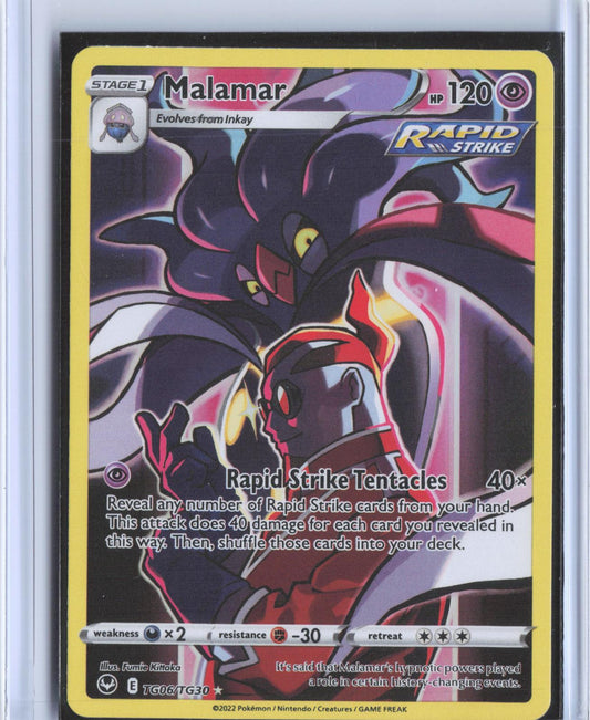 Malamar TG06/TG30 Holo Silver Tempest Trainer Gallery Pokemon