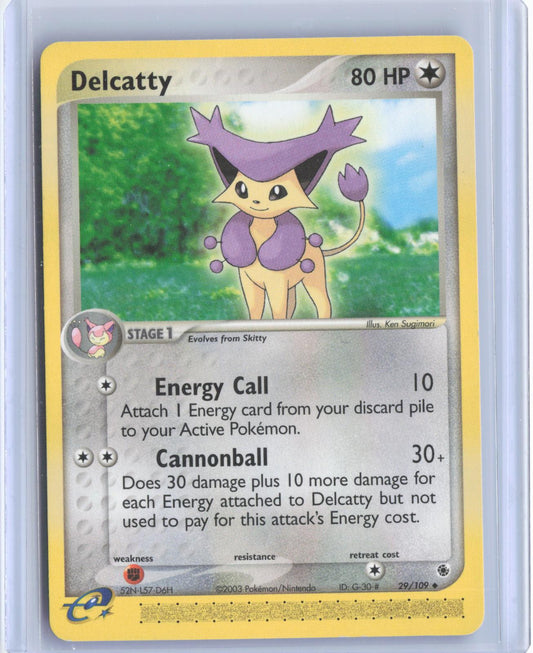 Delcatty 29/109 Uncommon Ruby & Sapphire Pokemon TCG Card
