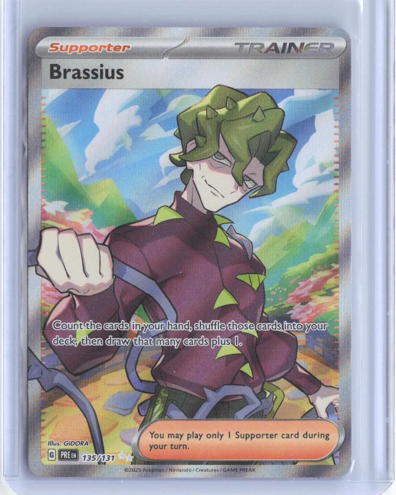 Brassius 135/131 Ultra Rare Prismatic Evolutions Pokemon TCG Card