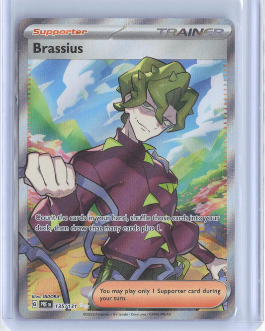 Brassius 135/131 Ultra Rare Prismatic Evolutions Pokemon TCG Card