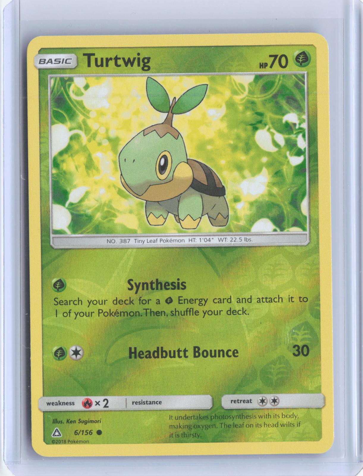 Turtwig 6/156 Common Ultra Prism Pokemon Reverse Holo