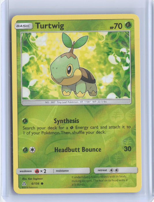 Turtwig 6/156 Common Ultra Prism Pokemon Reverse Holo