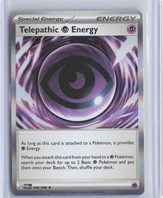 Telepathic Psychic Energy 088/088 Rare Perfect Order Pokemon TCG Card