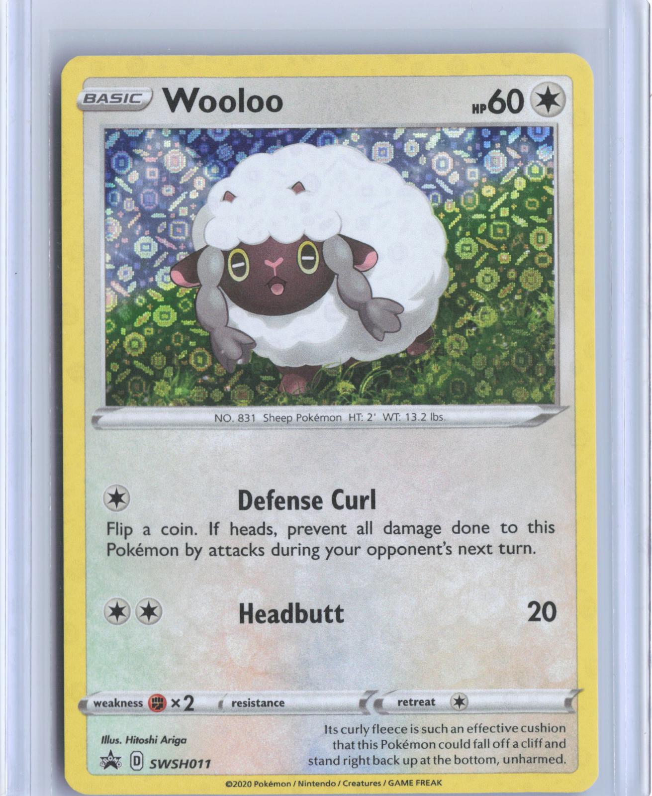 Wooloo SWSH011 Holo Promo Miscellaneous Cards & Products Pokemon TCG Card