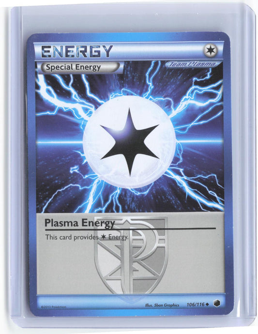 Plasma Energy 106/116 Uncommon Plasma Freeze Pokemon TCG Card