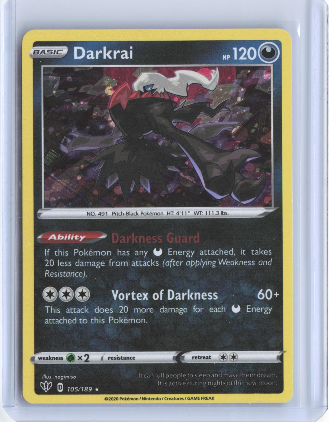 Darkrai 105/189 Holo Promo Miscellaneous Cards & Products Pokemon TCG Card