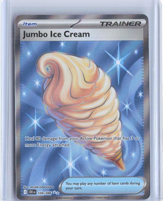 Jumbo Ice Cream 109/086 Ultra Rare Chaos Rising Pokemon Holo