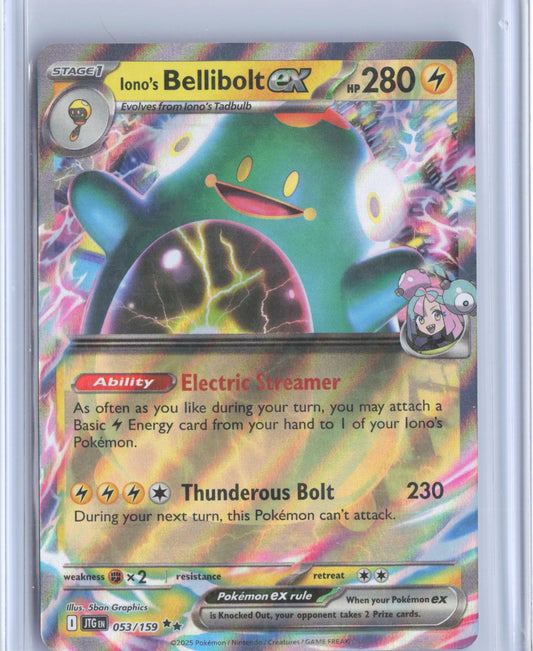 Iono's Bellibolt ex 053/159 Double Rare Journey Together Pokemon Holo