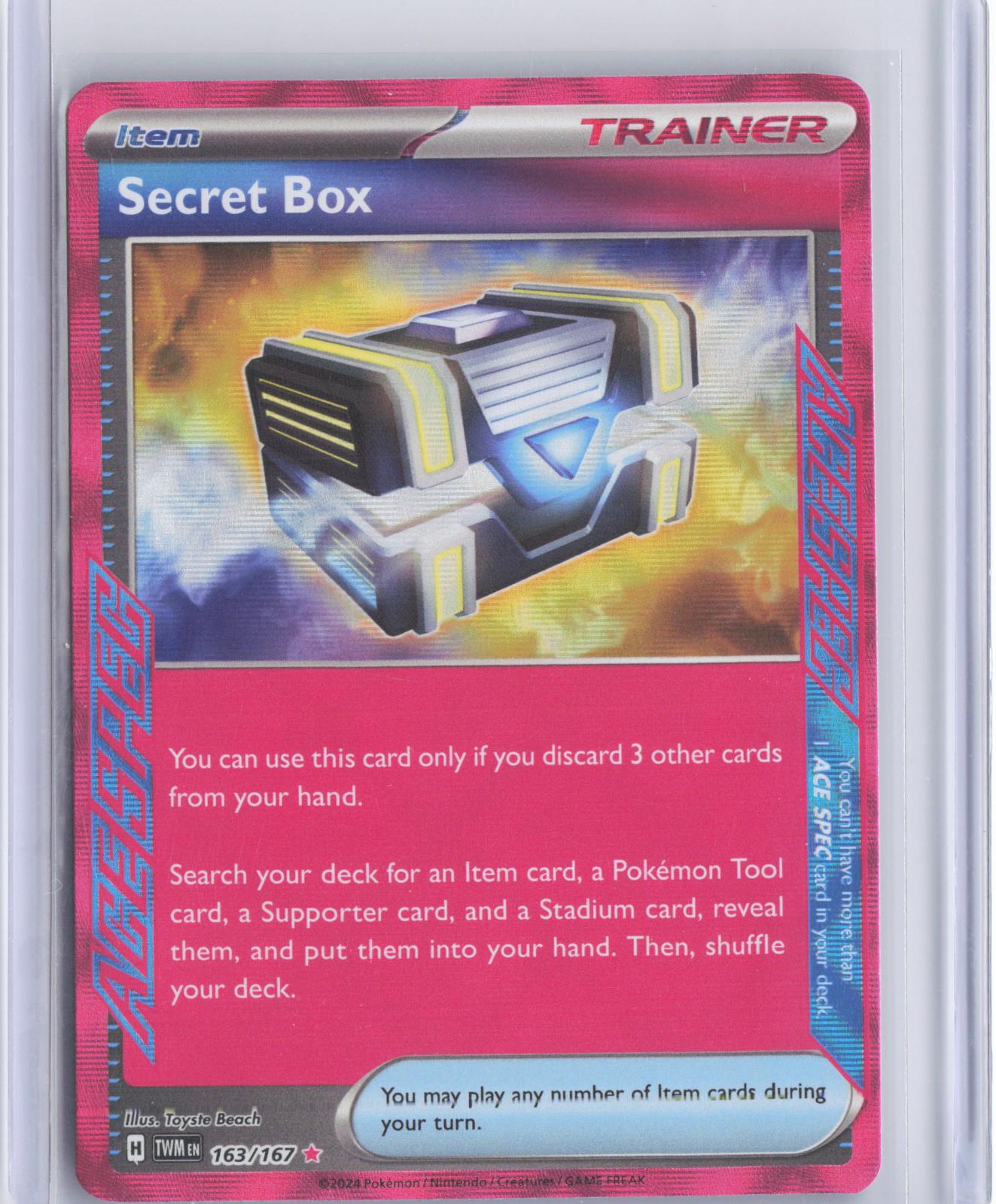 Secret Box 163/167 ACE SPEC Rare Twilight Masquerade Pokemon TCG Card