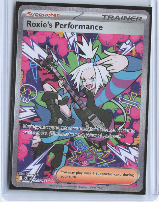 Roxie's Performance 121/086 Holo Special Illustration Rare Chaos Rising Pokemon