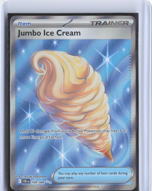Jumbo Ice Cream 109/086 Ultra Rare Chaos Rising Pokemon Holo
