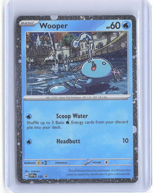 Wooper 155 Holo Promo Scarlet & Violet Promo Pokemon TCG Card