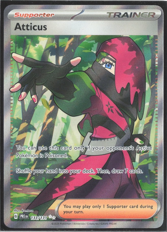 Atticus - 133/131 - SV: Prismatic Evolutions (PRE) Pokémon Card TCG