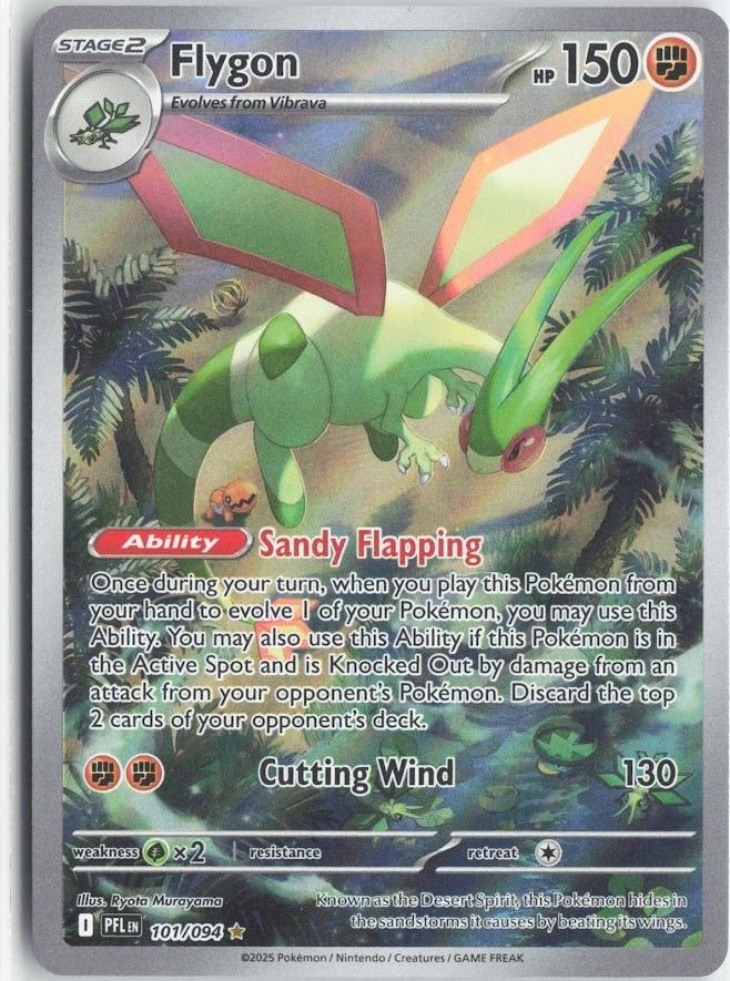 Flygon - 101/094 - ME02: Phantasmal Flames (PFL) Pokemon TCG