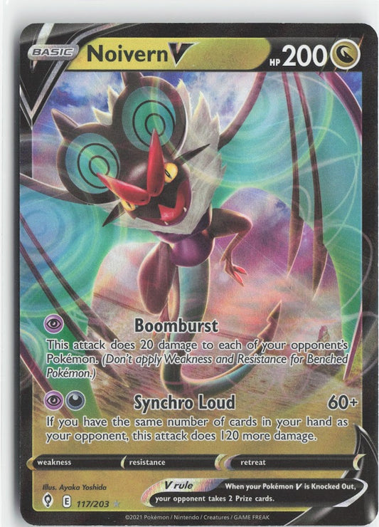 Noivern V - 117/203 - SWSH07: Evolving Skies (SWSH07) Pokémon TCG