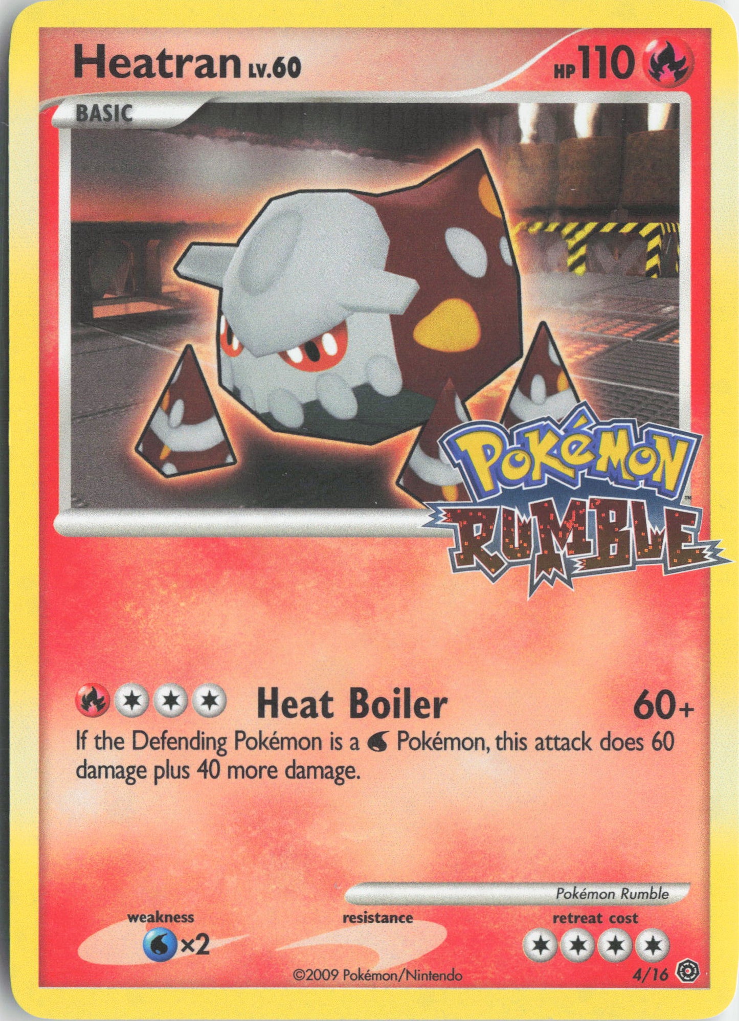Heatran 4/16 - Rumble (RUM) Pokémon TCG