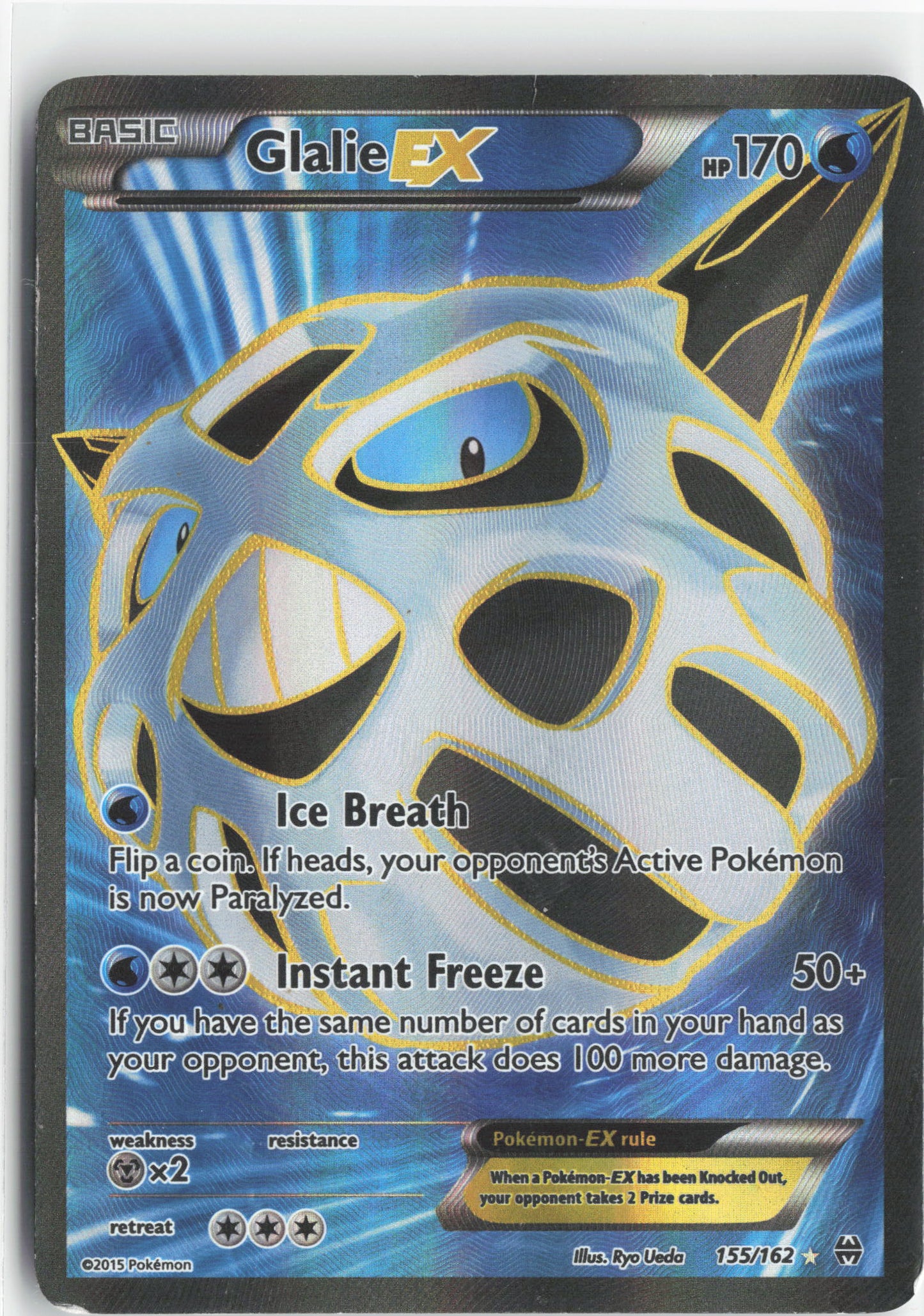 Glalie EX 155/162 (Full Art) - XY - BREAKthrough (BKT) Pokémon TCG