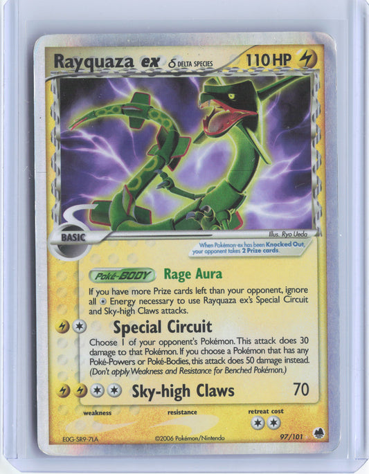 Rayquaza ex 97/101 (Delta Species) - Dragon Frontiers (DF) Pokémon Card TCG