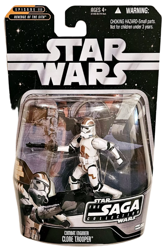 STAR WARS THE SAGA COLLECTION #068 COMBAT ENGINEER CLONE TROOPER 3.75" FIGURE