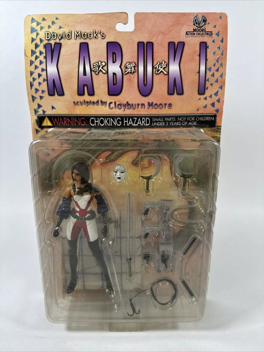 Kabuki Doppelganger Figure Clayburn Moore Action Collectible New 2000 David Mack