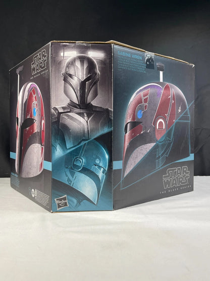 STAR WARS The Black Series Sabine Wren Premium Electronic Helmet with Advanced LED Effects, Ages 14 and Up